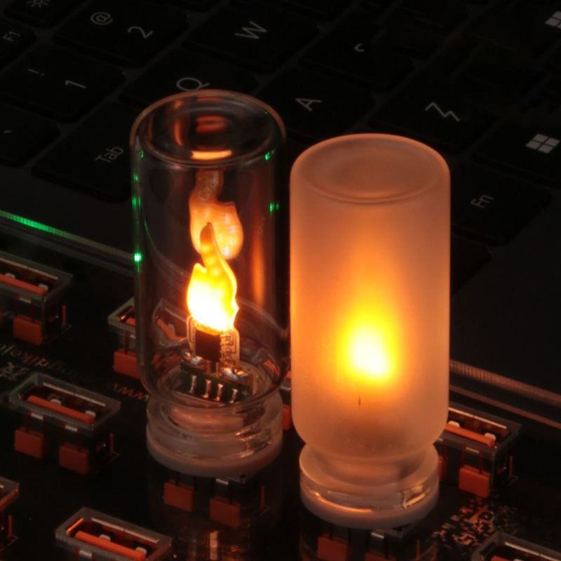 ChubbyGlow - Transparent RGB LED Light，USB Powered Mood Lighting for Car/Bedroom/Parties