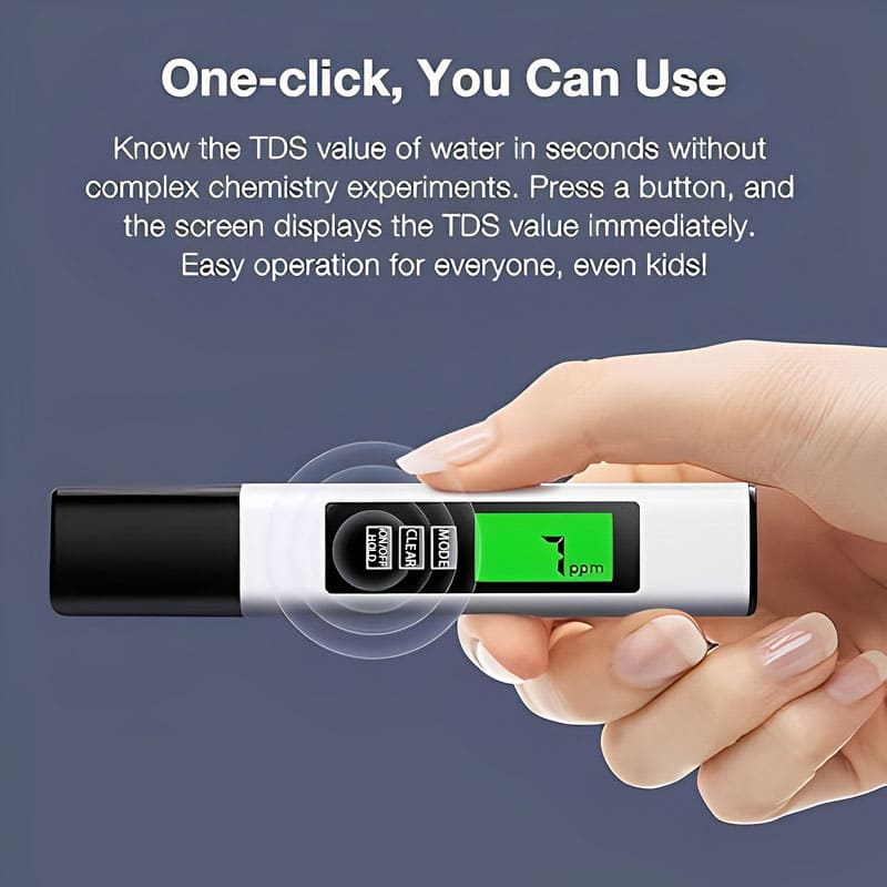 ChubbyPure 4-in-1 Digital Water Tester – Accurate TDS, EC & Temp Meter