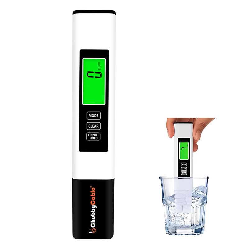 ChubbyPure 4-in-1 Digital Water Tester – Accurate TDS, EC & Temp Meter