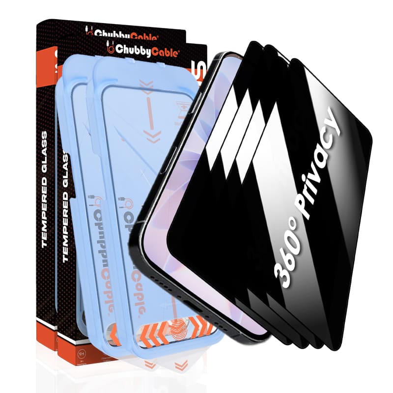 ChubbyShield Ultra - Privacy Screen Protector with Ultra-easy Install Box