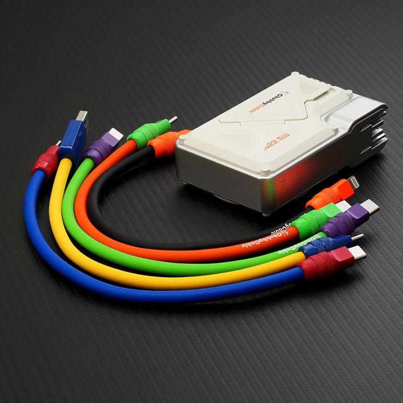 "Color Block Chubby" Power Bank Friendly Cable