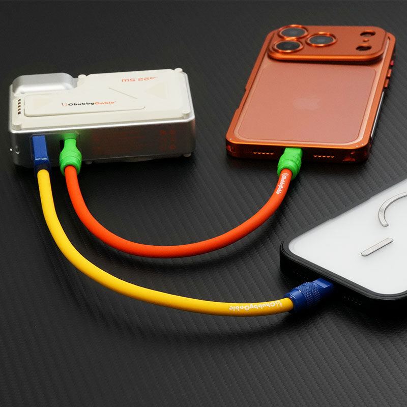 "Color Block Chubby" Power Bank Friendly Cable - More colors