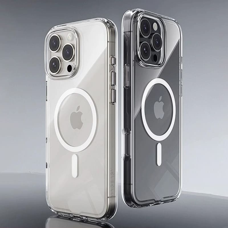 MagSafe Clear iPhone Case – Anti-Yellowing, Shockproof, Full Protection