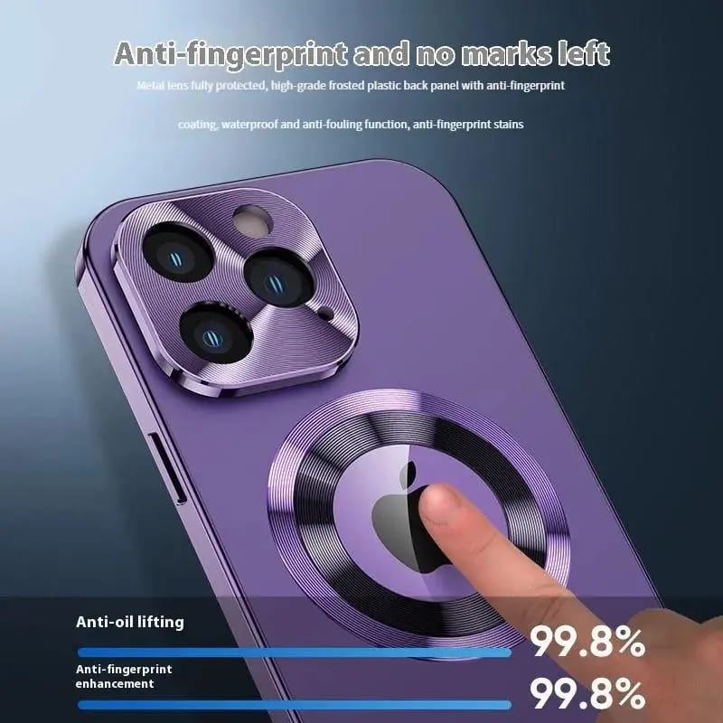 Magnetic Privacy Metal Frame Case for iPhone – Double-Sided, Anti-Spy Screen, Shockproof, Full Protection