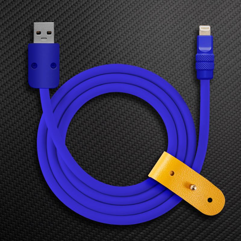 "Monochrome Chubby" 240W Classic Solid Color Fast Charging Cable