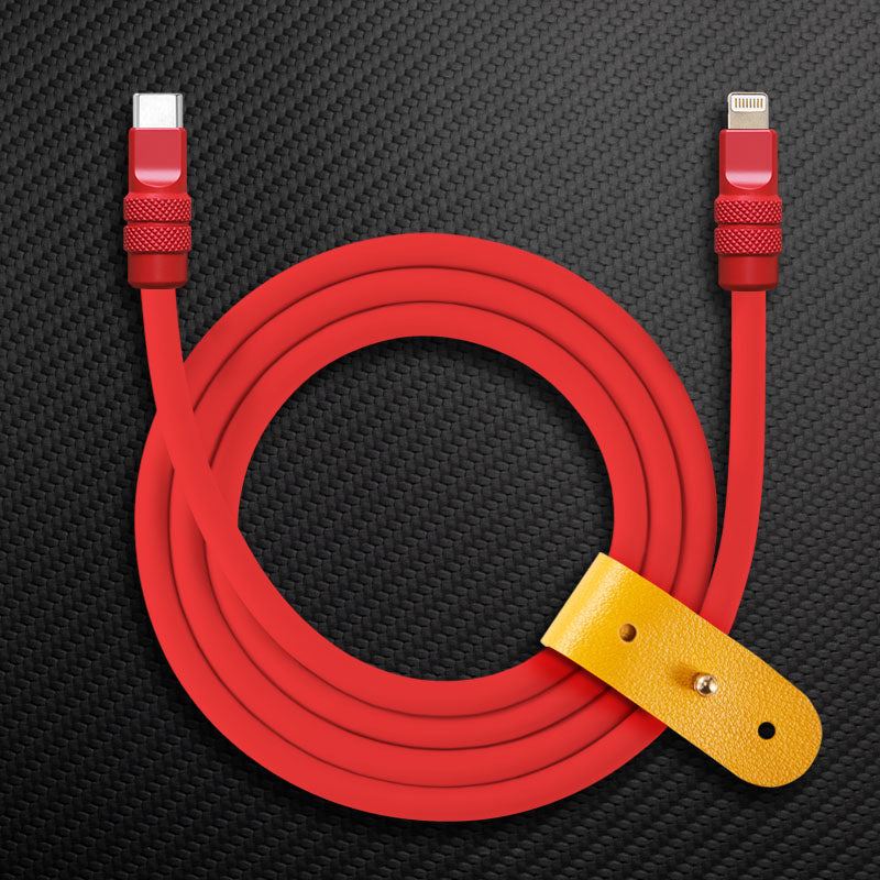 "Monochrome Chubby" 240W Classic Solid Color Fast Charging Cable