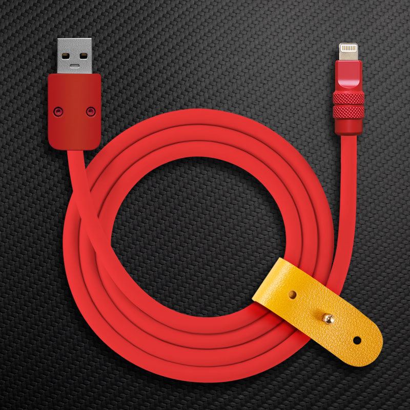 "Monochrome Chubby" 240W Classic Solid Color Fast Charging Cable