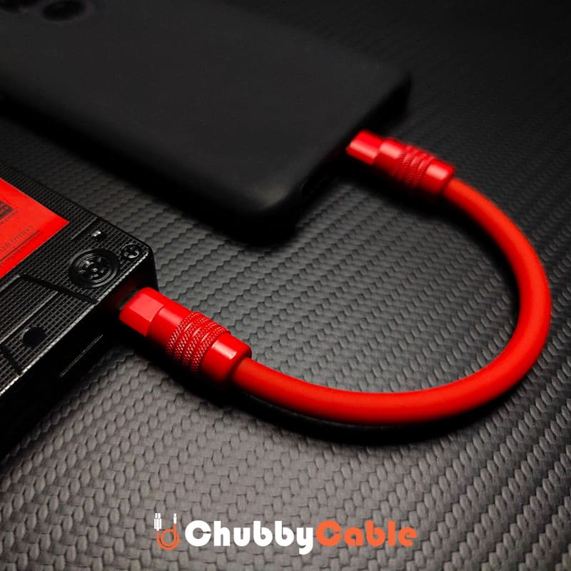 "Monochrome Chubby" Power Bank Friendly Cable - Silicone Material（副本）