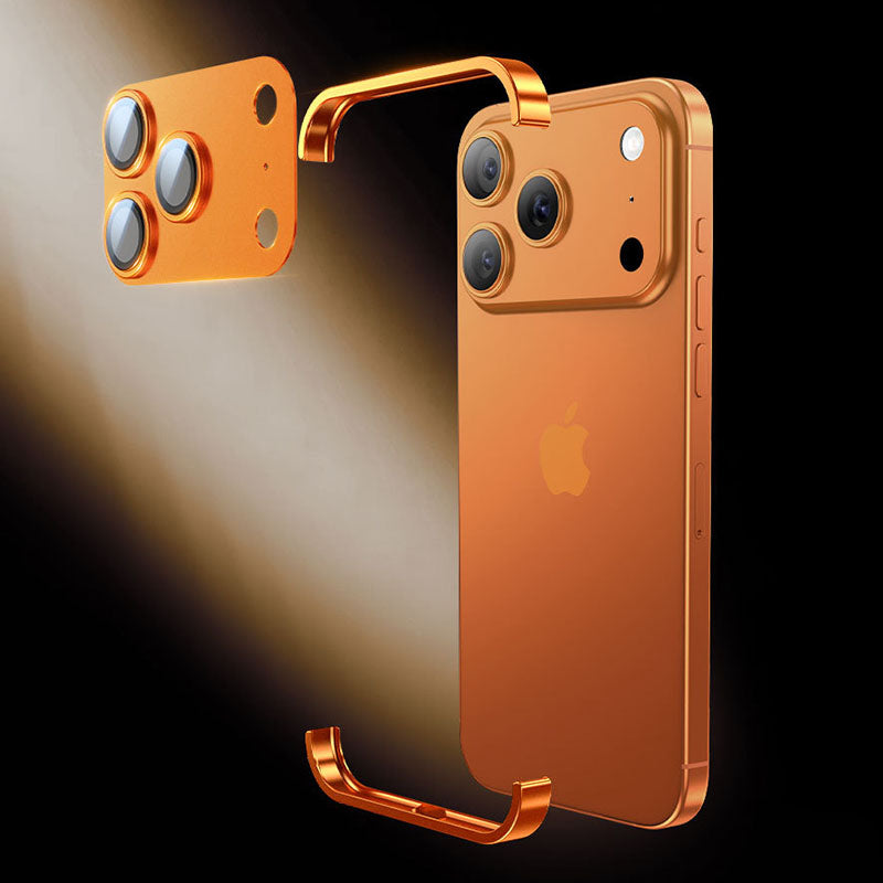 Real Bare Metal Feel - Corner Protection Frame & All-Inclusive Lens Film