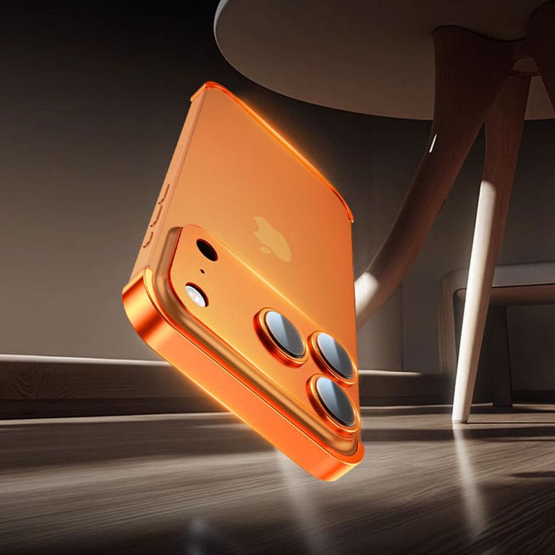 Real Bare Metal Feel - Corner Protection Frame & All-Inclusive Lens Film For iPhone 17