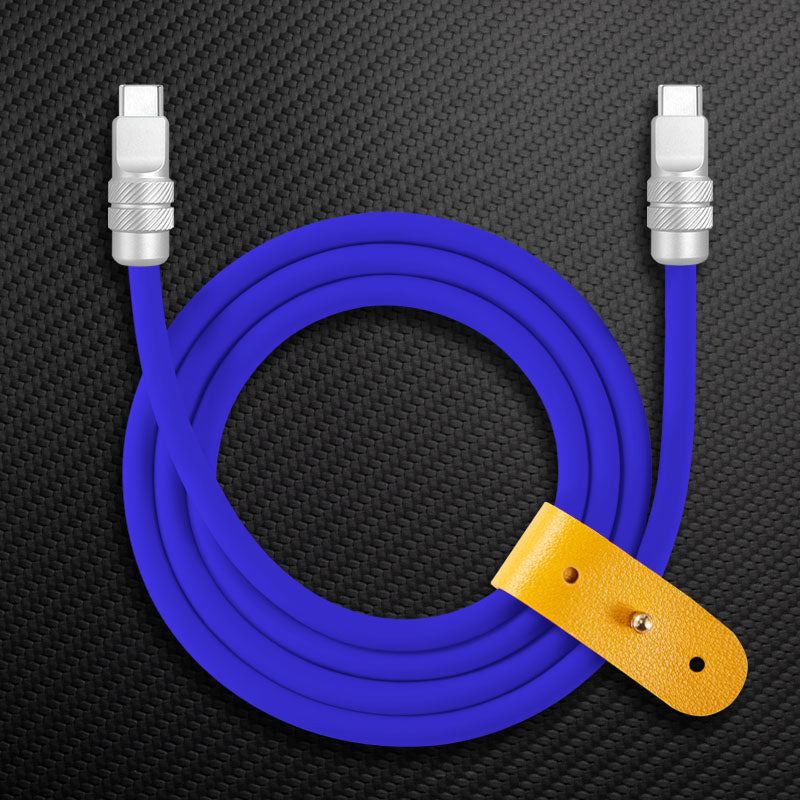 "SPIRAL EXTURE" 240W Metal Connect Fast Charging Cable