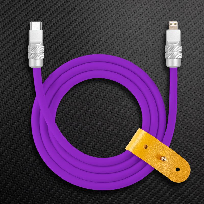 "SPIRAL EXTURE" 240W Metal Connect Fast Charging Cable