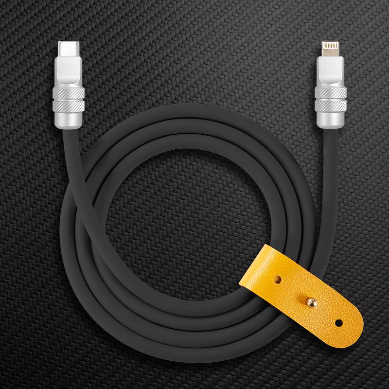 "SPIRAL EXTURE" 240W Metal Connect Fast Charging Cable