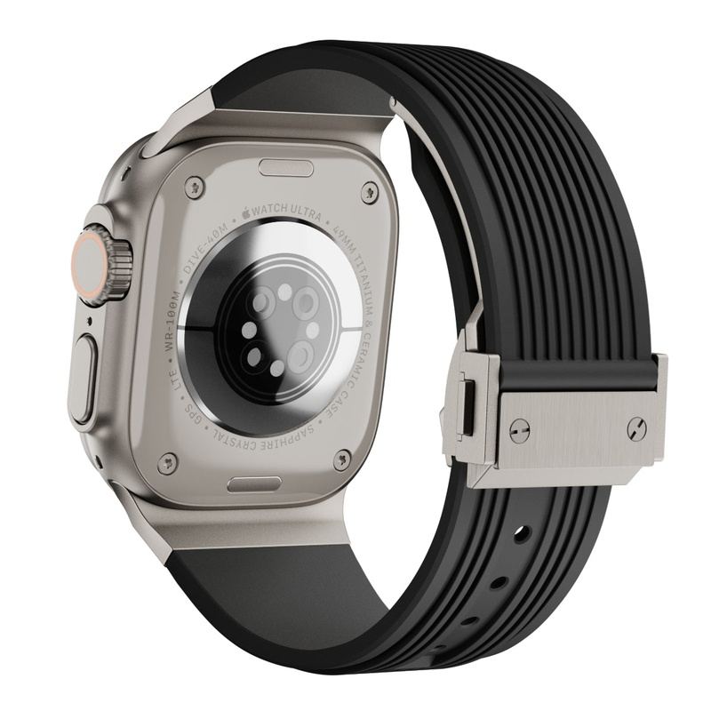 "Sleek Luxury" Transparent Streamlined Silicone Band For Apple Watch