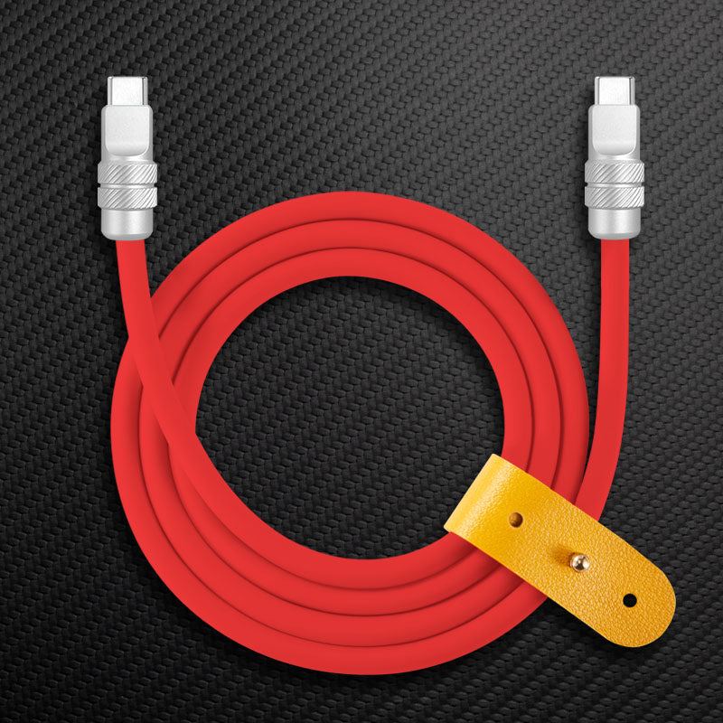 "Spiral Exture" 240W Metal Connect Fast Charging Cable