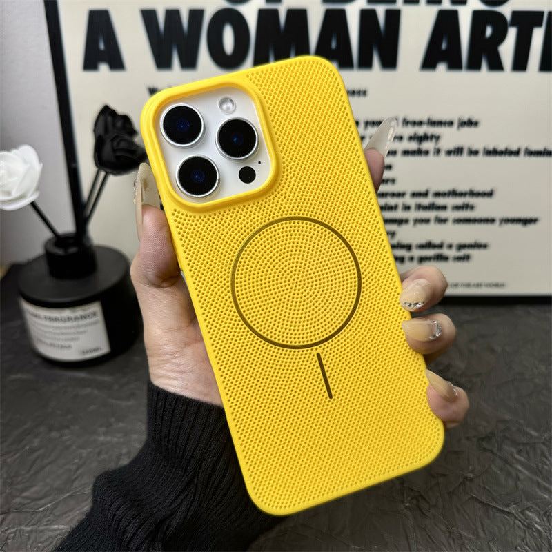 Summer Magnetic Heat Dissipation Phone Case For iPhone