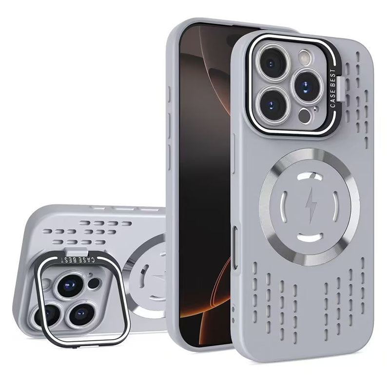 Summer Ventilated Magnetic Stand Phone Case