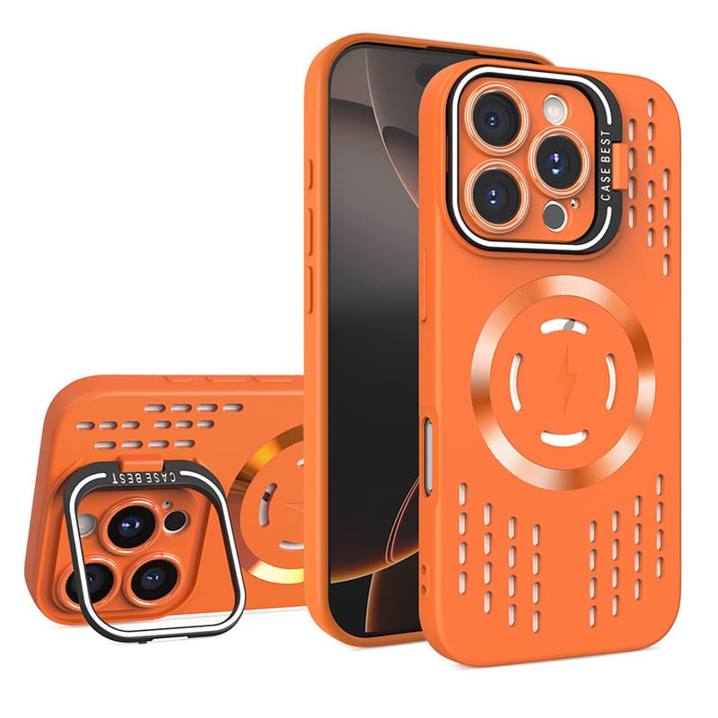 Summer Ventilated Magnetic Stand Phone Case