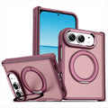 ChubbyArmor FoldX – Soft-Touch Magnetic Folding Stand Case for iPhone 18 Duo